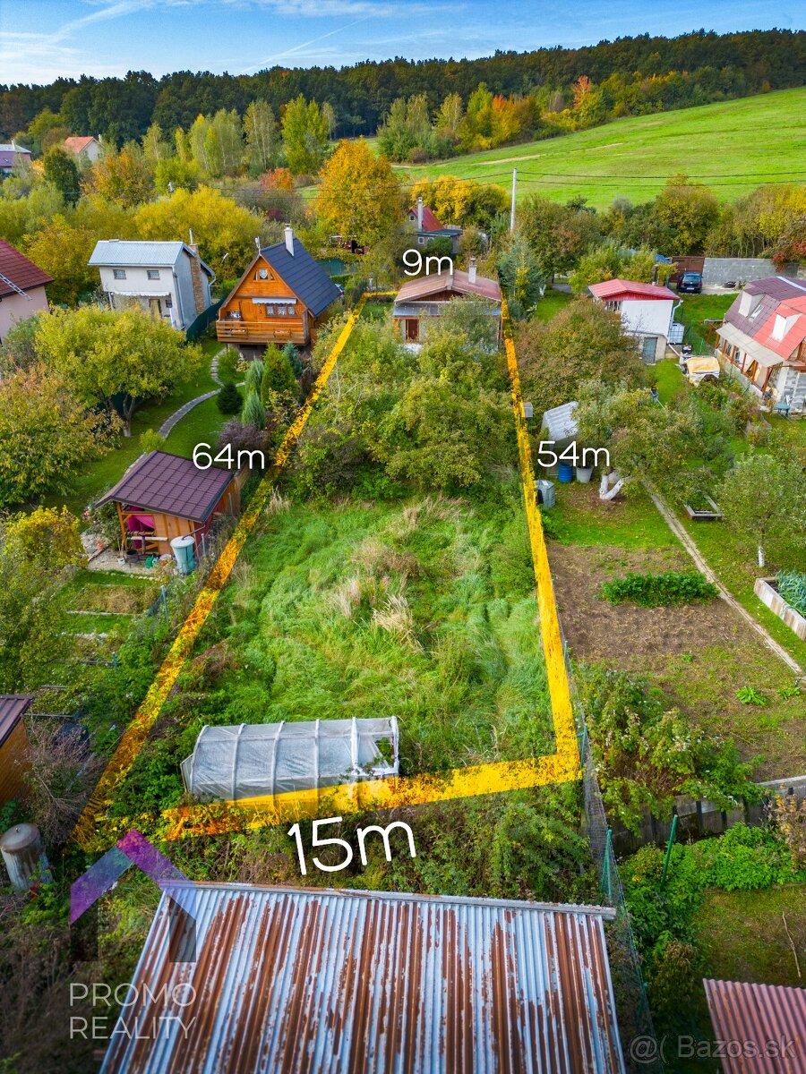 Záhrada 624m2 s chatou - Čičky, Košice - Sever - 5