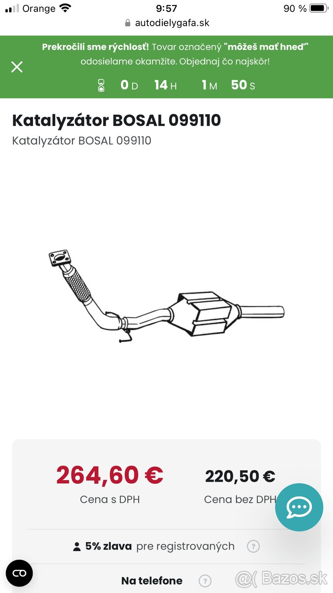Polo 1.9 sdi katalyzator, štartér - 5