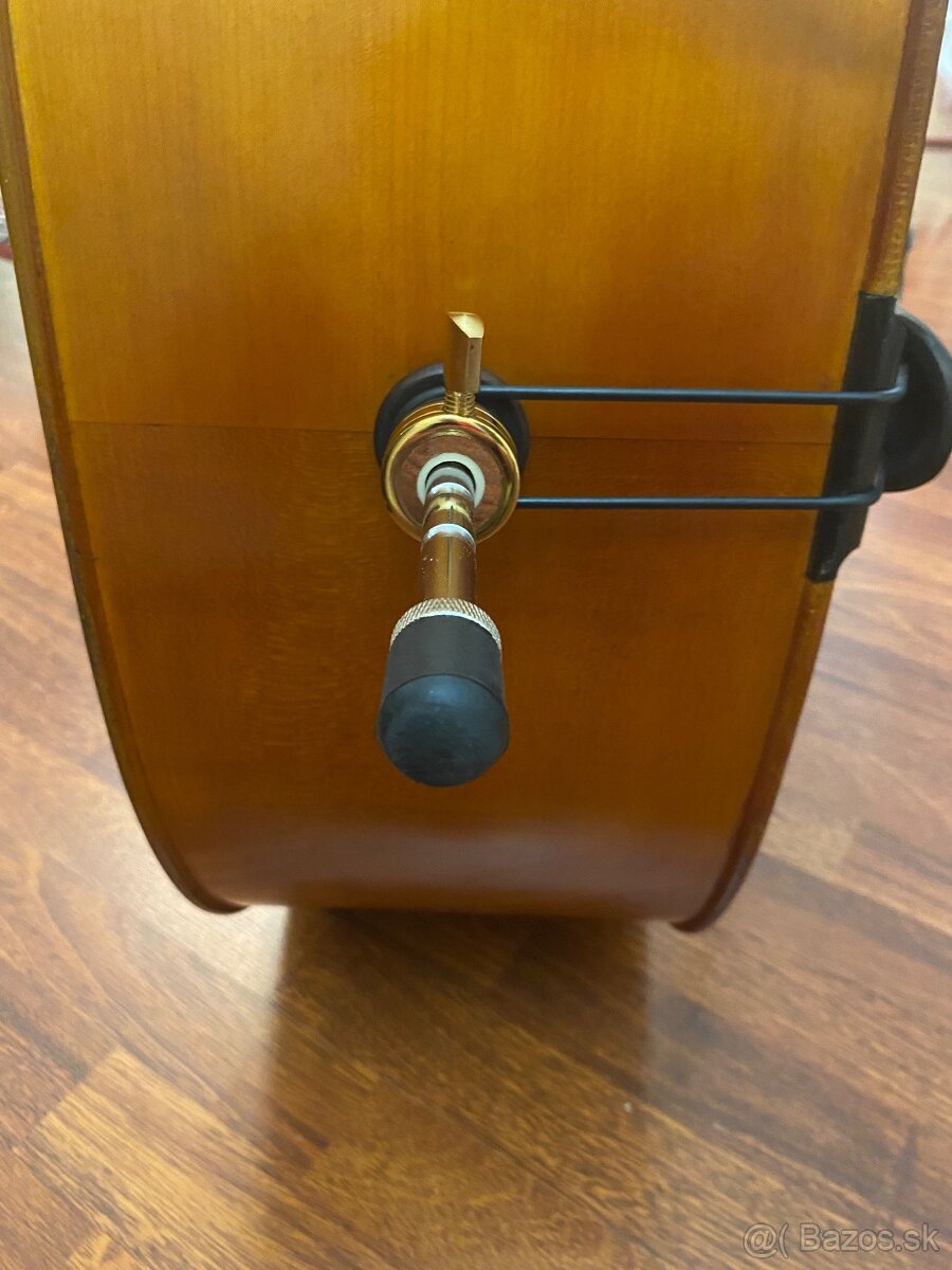 Predám celodrevený 3/4 kontrabas,ručná práca - 5