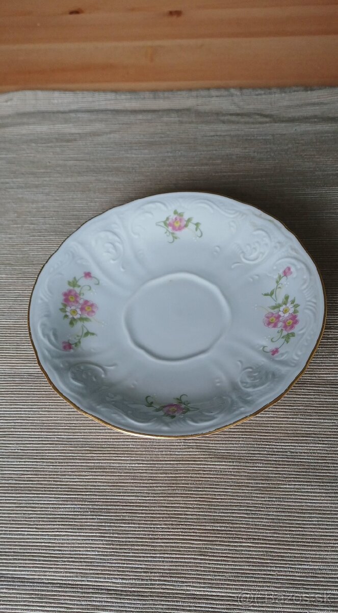 Podšálky retro porcelánové - 5