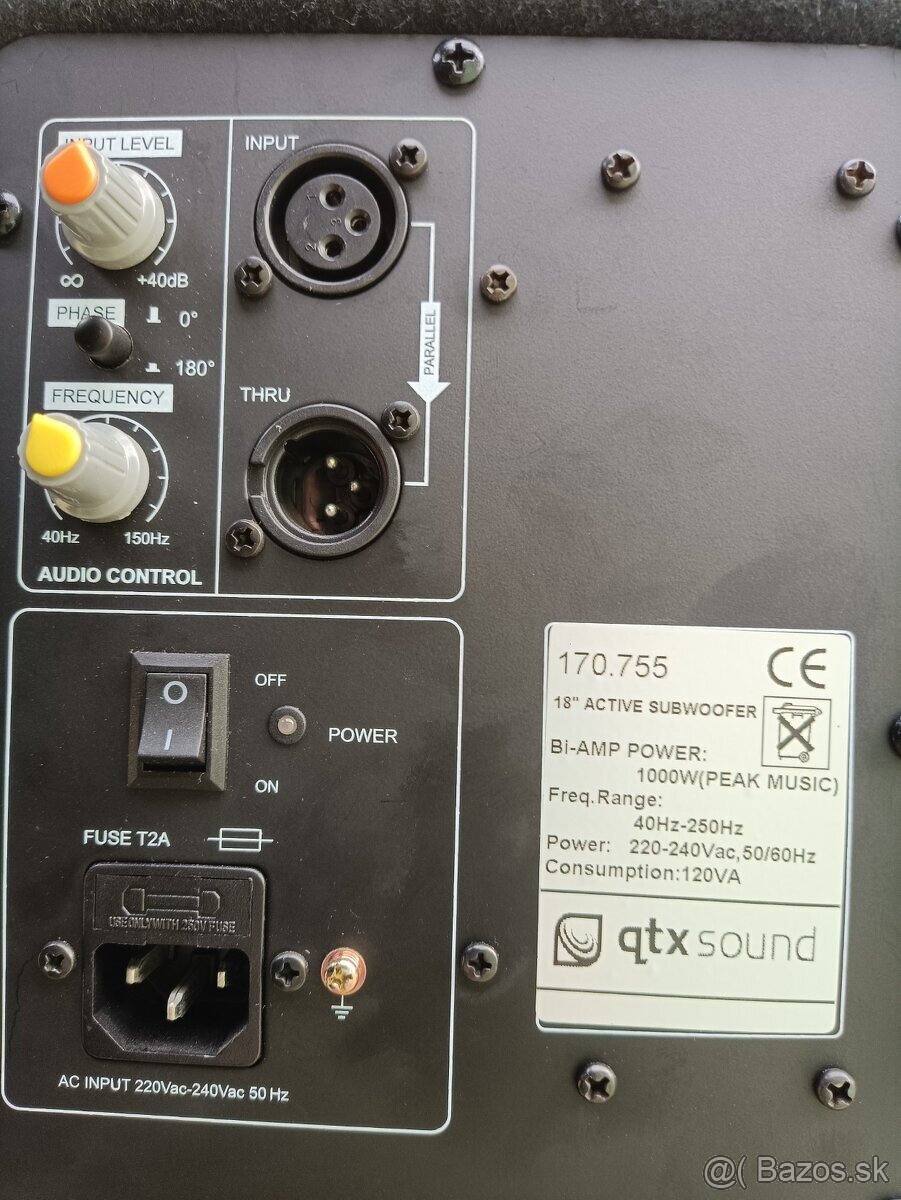 Aktívny 18" Subwoofer QTX - 5