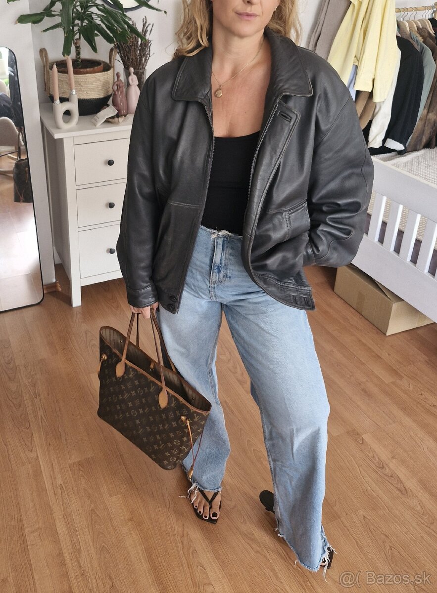 Vintage kožená bunda - 5