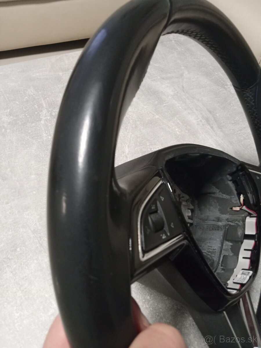 Multifunkčný kožený volant Škoda DSG padla - 5