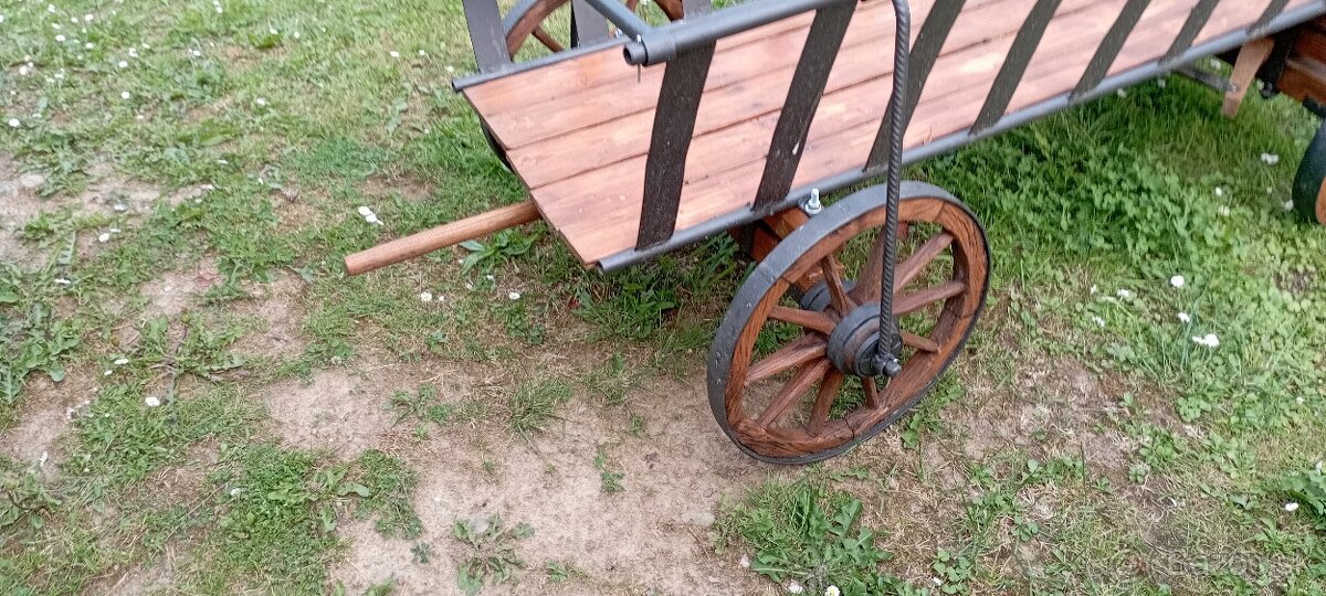 Starý drevený voz - rebriňak - 5