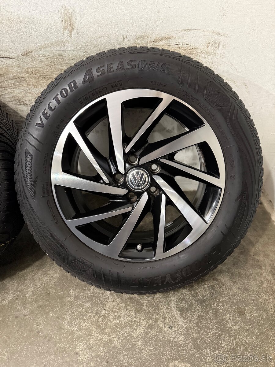 Zimná sada VW Woodstock 5x112 R17 , 215/65/17 Tiguan Kodiaq - 5