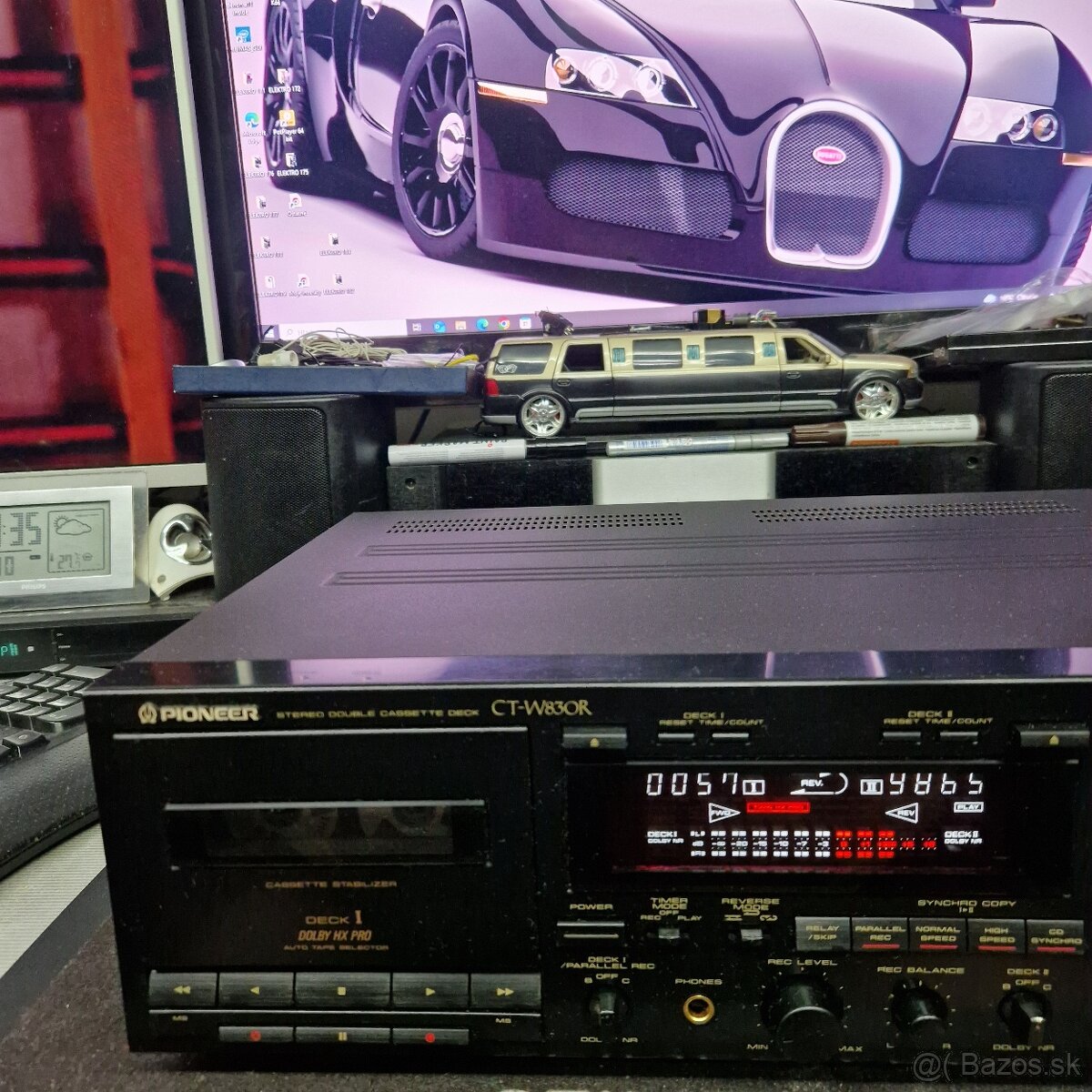 PIONEER CT-W830R...double kazetový deck , 2 x Auto Reverse.. - 5