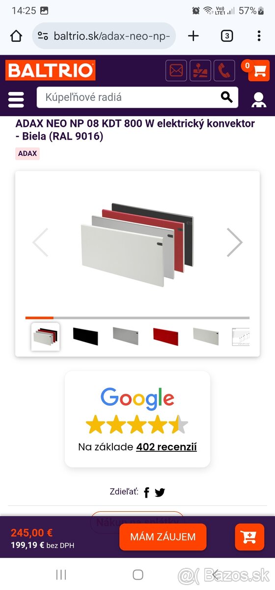 Elektricky konvektor -radiator - 5