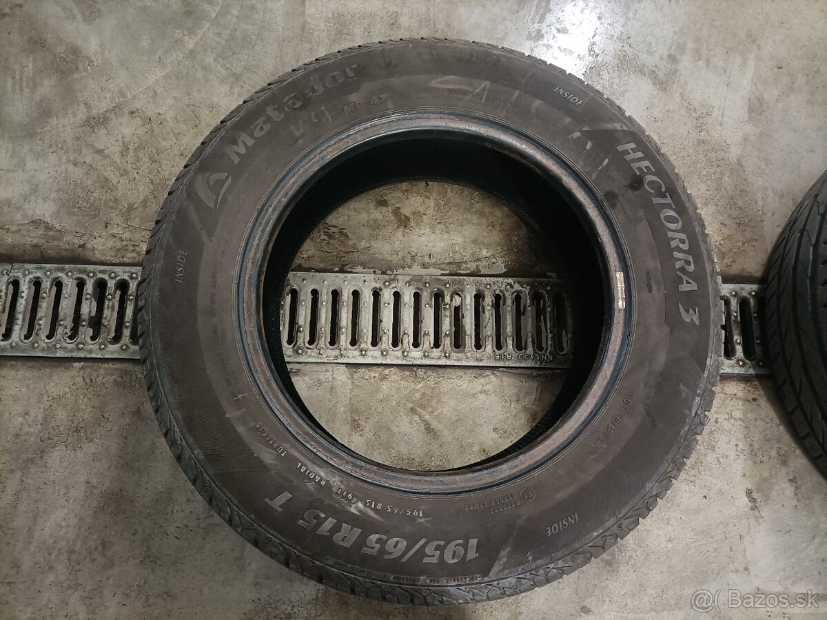 PREDÁM LETNÉ PNEUMATIKY 195/65 R15 - 5