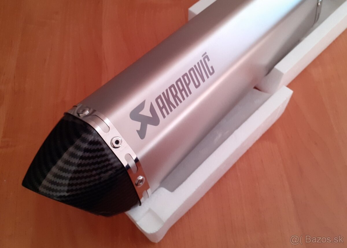 Ladená koncovka výfuku Akrapovič dlhá verzia 470mm - NOVÁ - 5