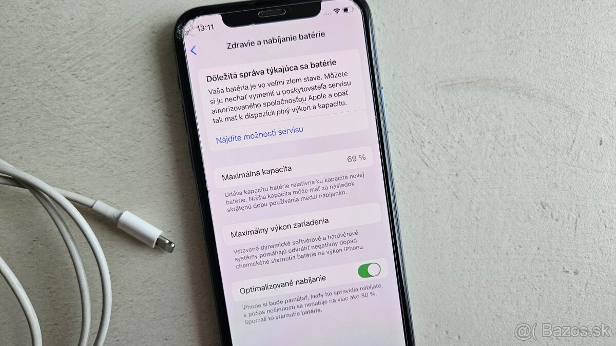 Apple iPhone 11 Pro 64GB - puknutý - 5