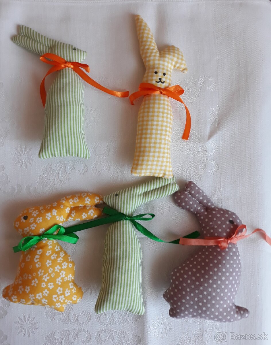 Vtáčiky a iné dekorácie z látky - 5