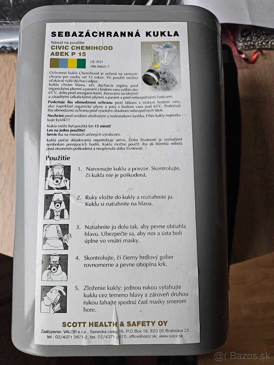 Predám plynové chemické masky - 5