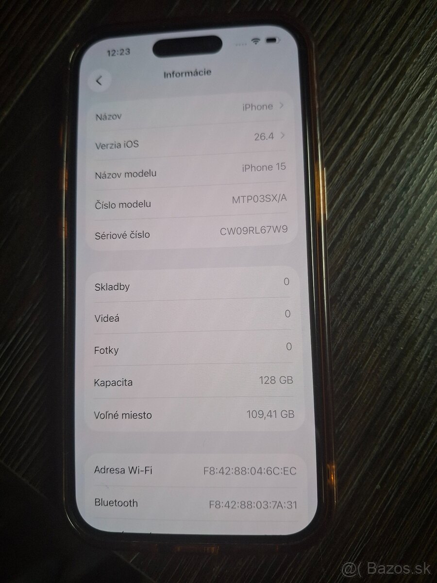 Predám Apple I PHONE 15 - 5