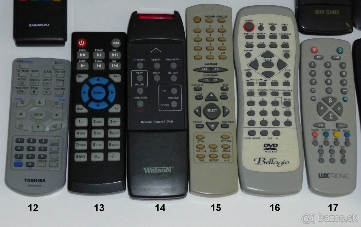 Predám diaľkové ovládače (skupina 3) - 5