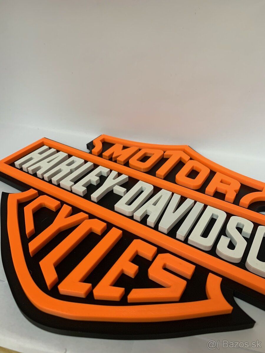 Harley Davidson Logo na stenu - 5