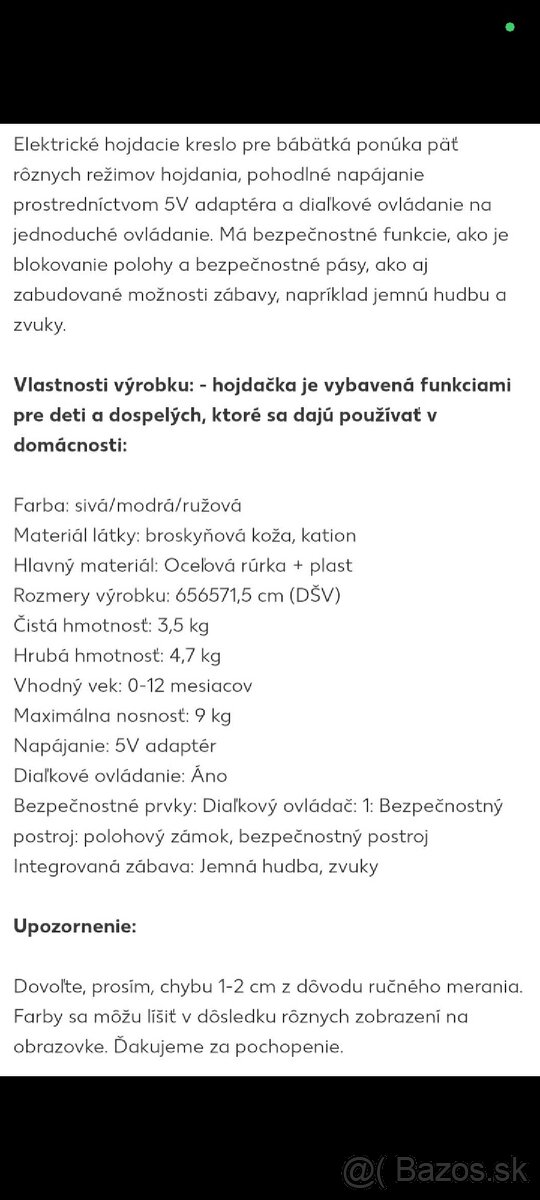 Detská hojdačka - 5