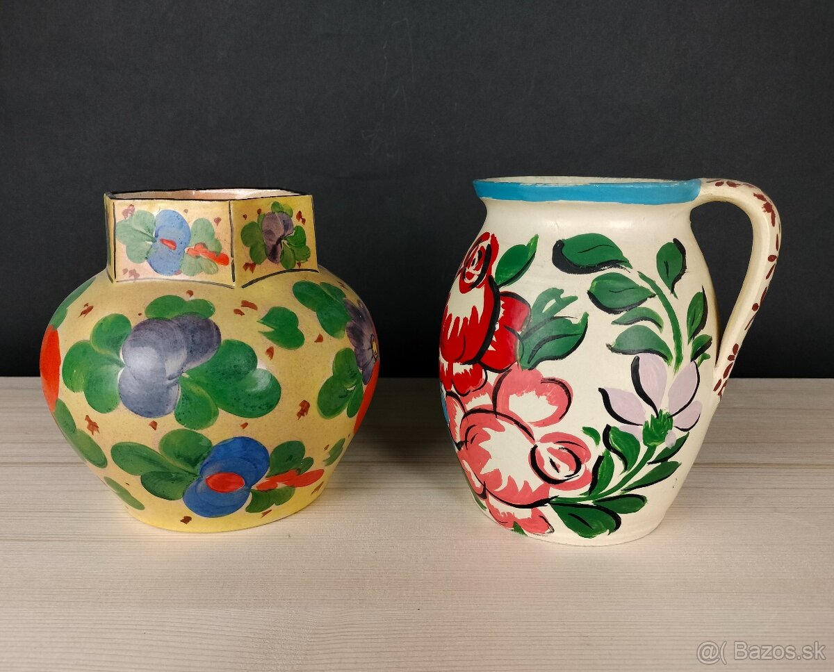 Mix - starý porcelán, sklo, keramika, kov - 5