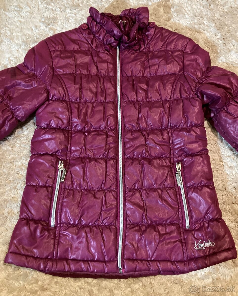 Vetrovka dievčenská "KVL" veľ.132-140 (na 8-9 r) - 5