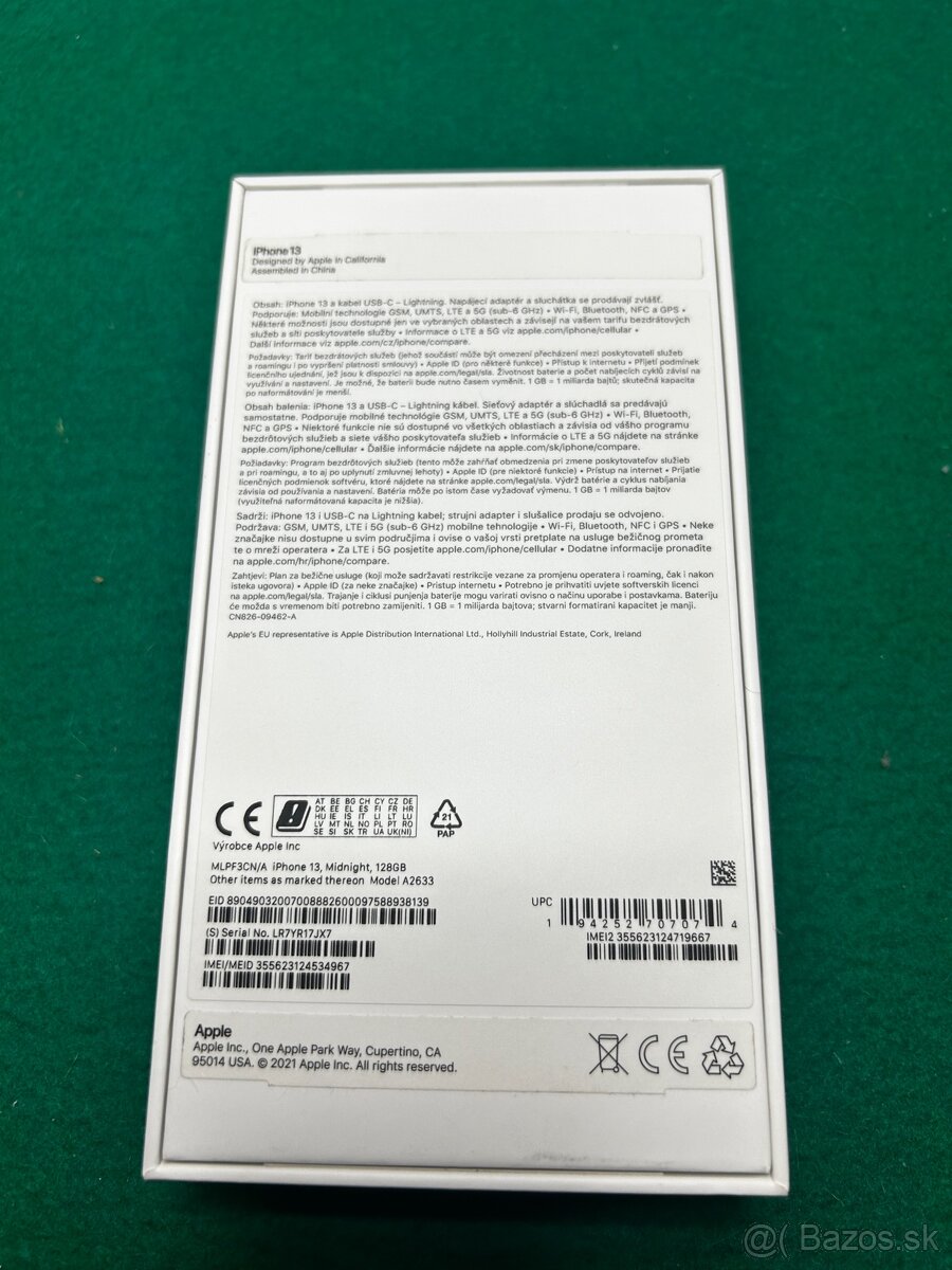 Apple iPhone 13 128GB Midnight - 5