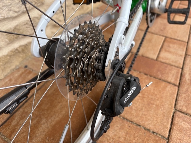 WOOM 4, 20", zelený + Trax PRO ťažné lano - 5