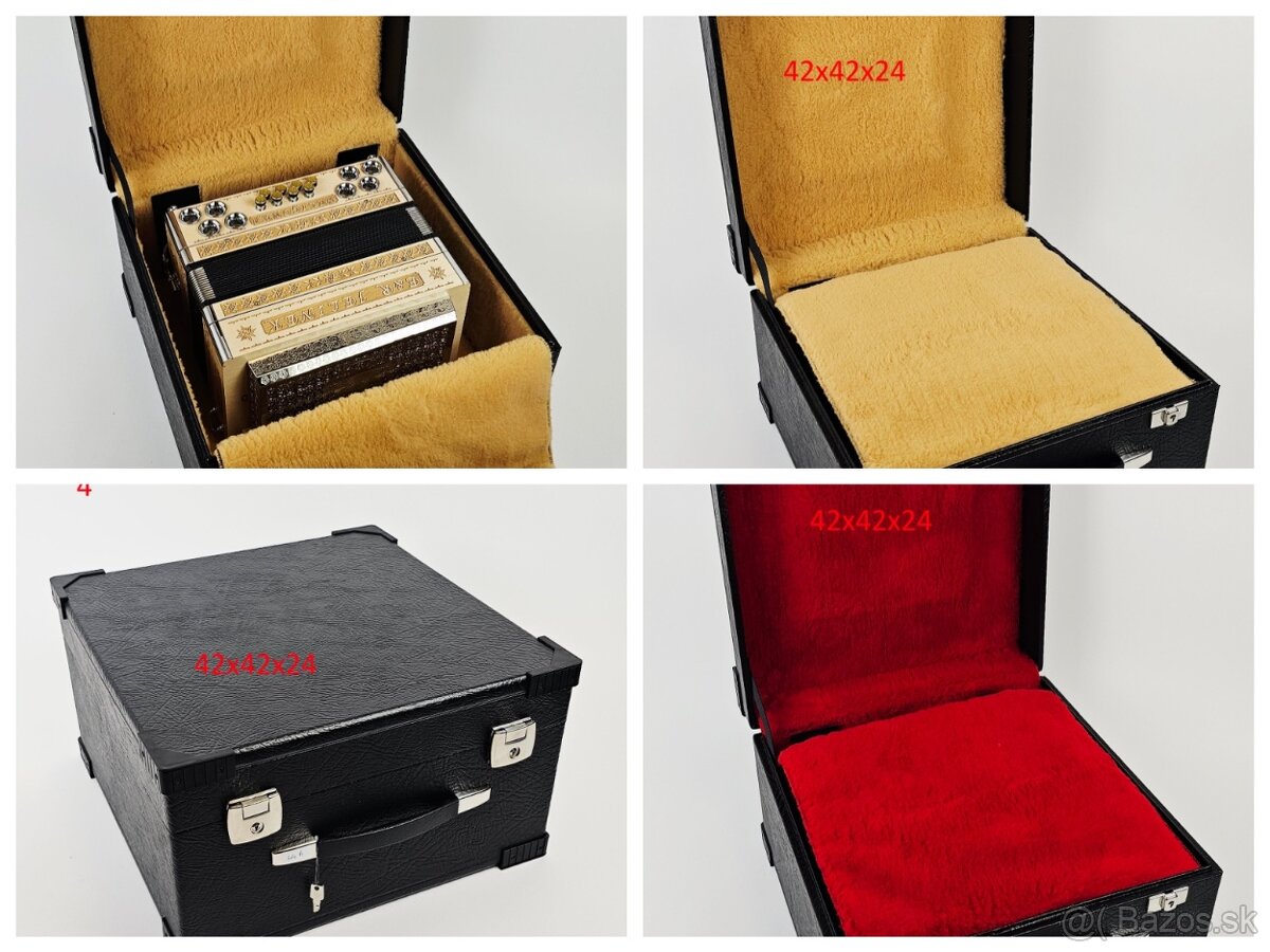 Nové kufre na akordeon heligonka Odolne, vysoka kvalita - 5