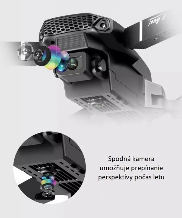 Mini Dron SKYPRO s HD kamerou (2 batérie) - 5