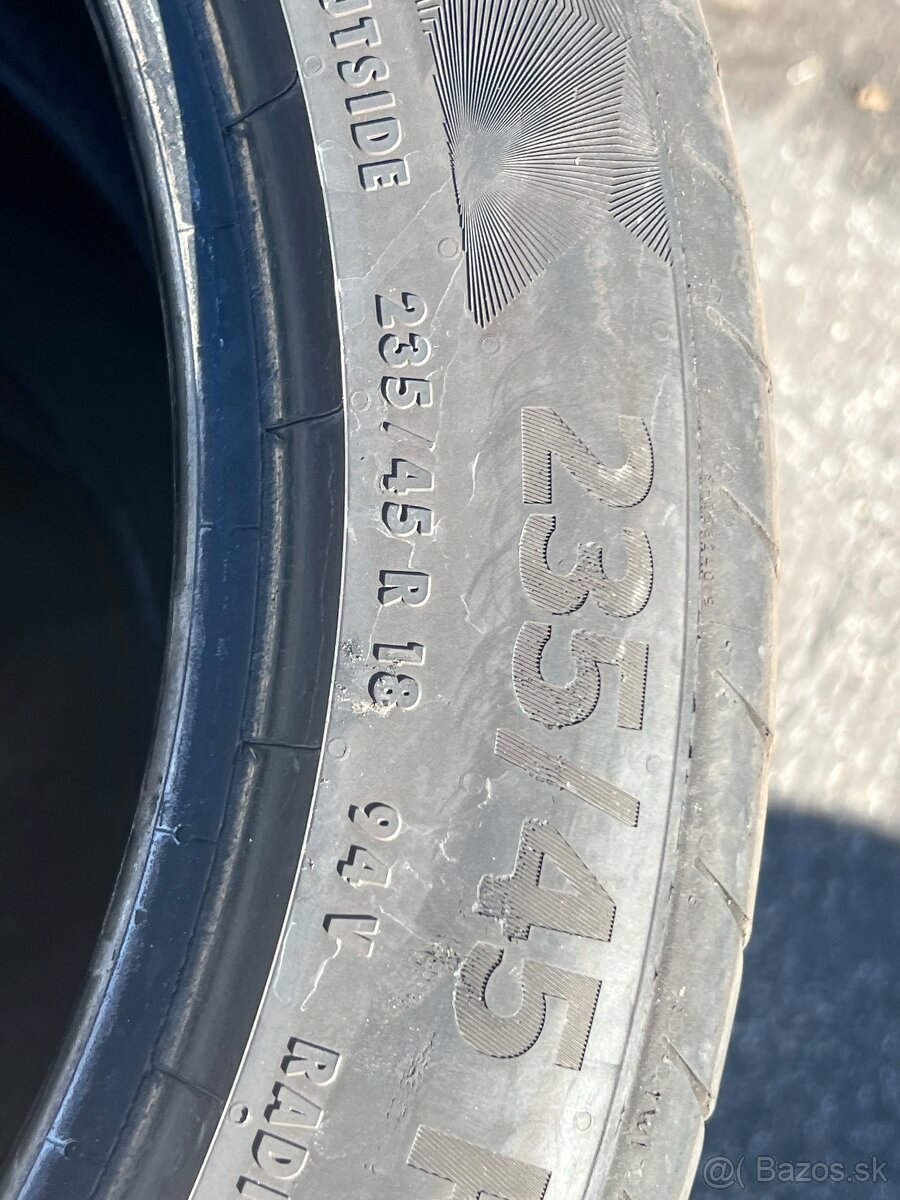 Predám letne pneumatiky 235/45/18 94V - 5