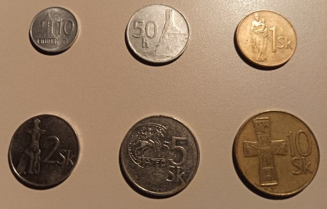 ČESKOSLOVENSKÉ / SLOVENSKÉ - MINCE / BANKOVKY - 5