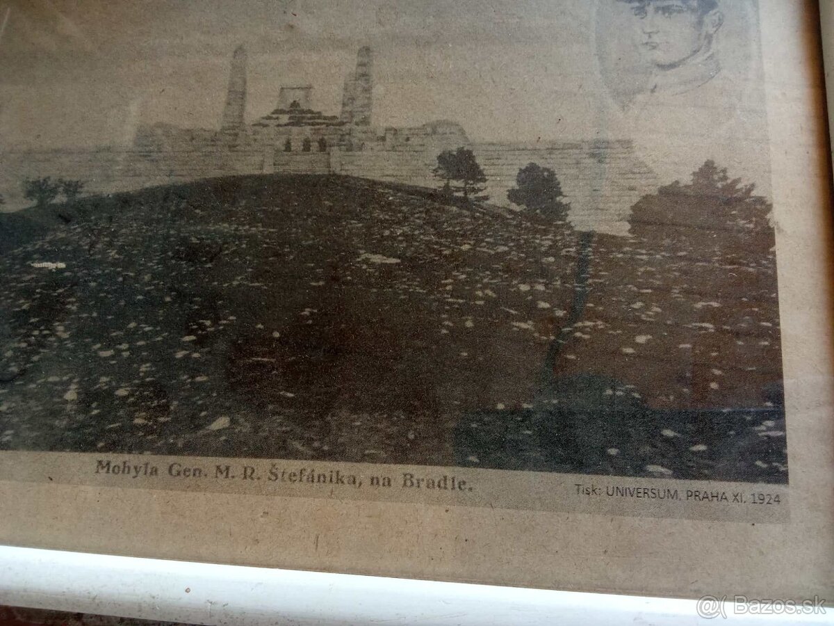 pamatny obraz gen. Stefanik na Bradle. 1934 - 5