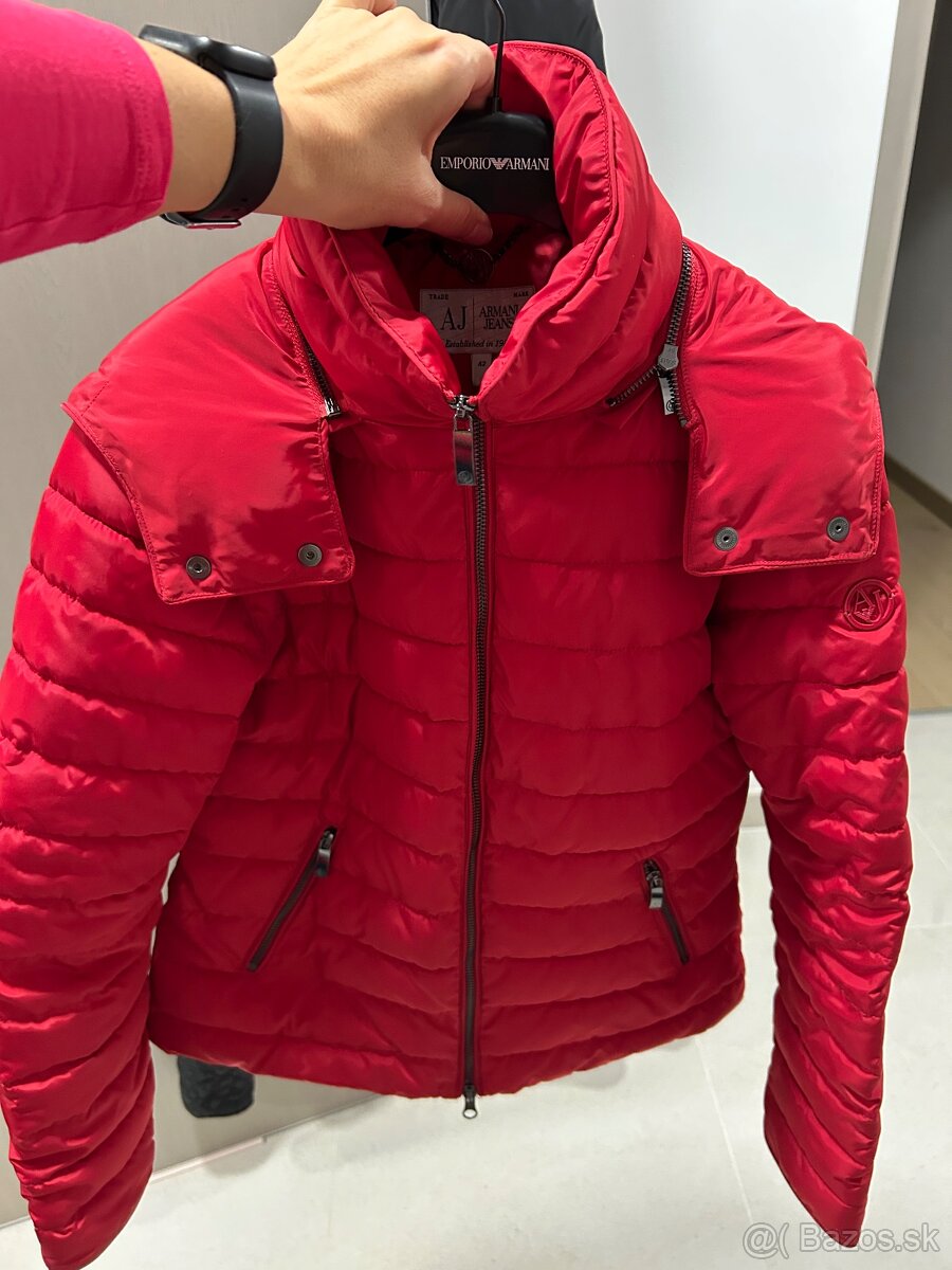 Armani bunda červená M - 5