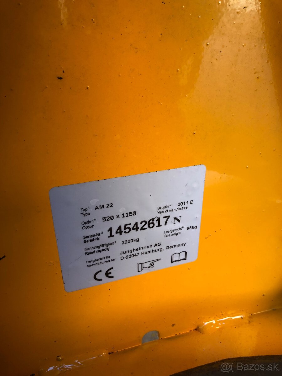 Paletovy vozik,paletak - 5