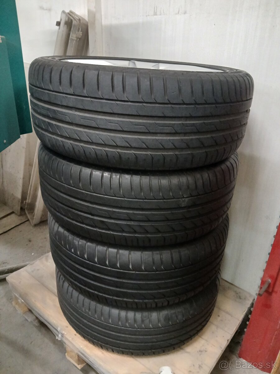 ORIGINÁL ALU DISKY ŠKODA 17" - 5