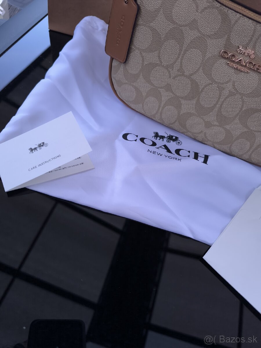 Coach kabelka hnedá - 5
