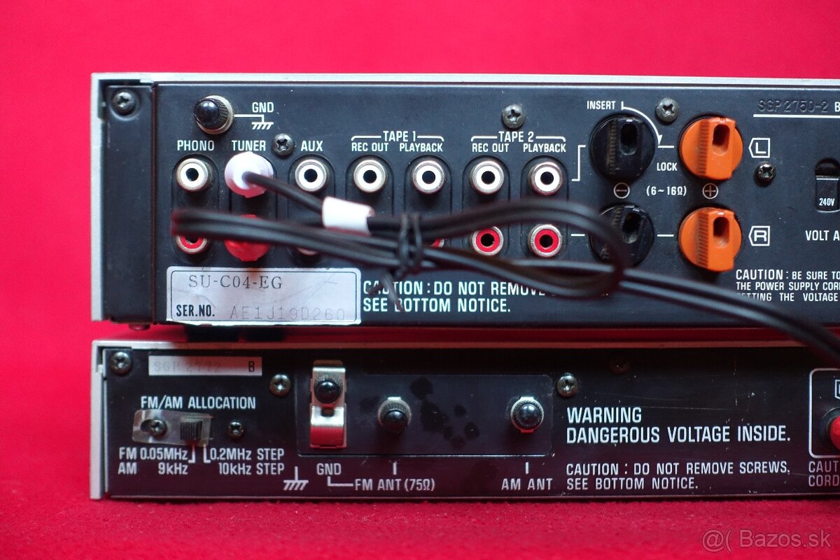 Zosilovač a rádio Technics - 5