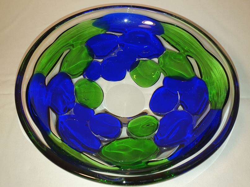 MISA SKLENENÁ DEKORAČNÁ - 5