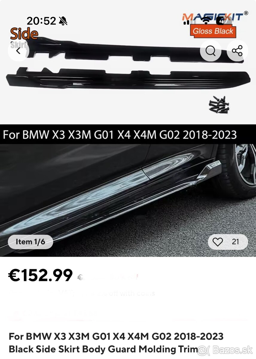 Bmw x3 f01 m packet , aero - 5