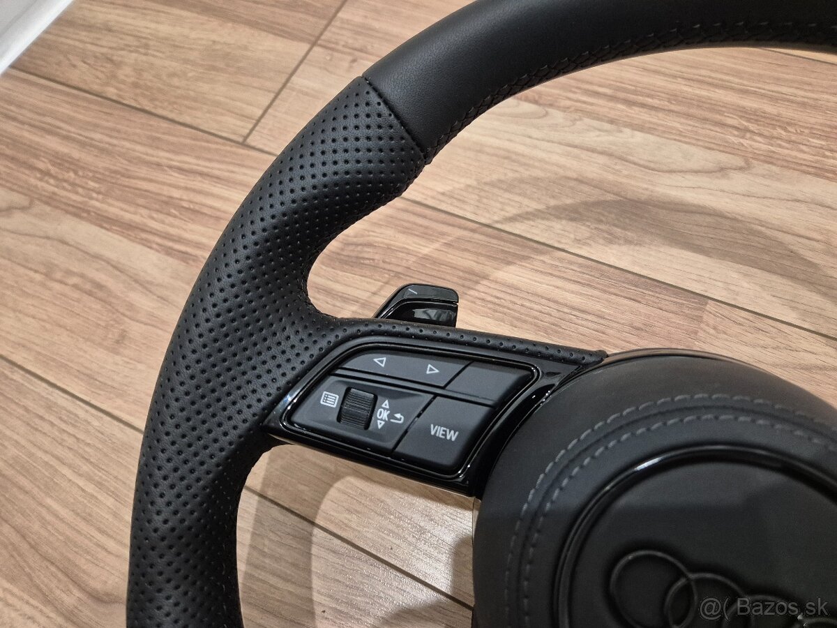 AUDI SLINE VOLANT MULTIFUNKCNY S PÁDLAMI A3 A4 A5 A6 Q5 Q7 - 5