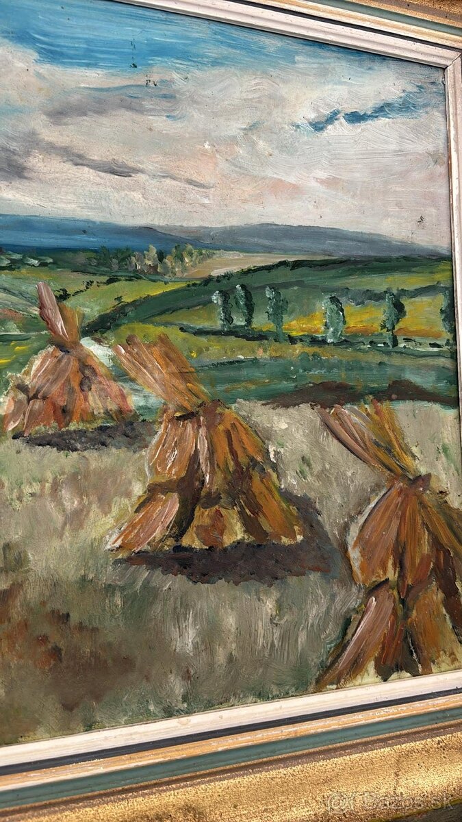 Obraz . Žatva . - 5