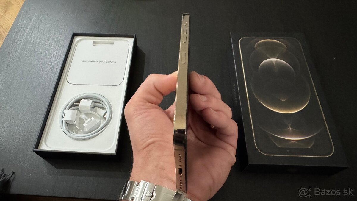 iPhone 12 Pro Max 128 GB – zlatý, TOP stav - 5