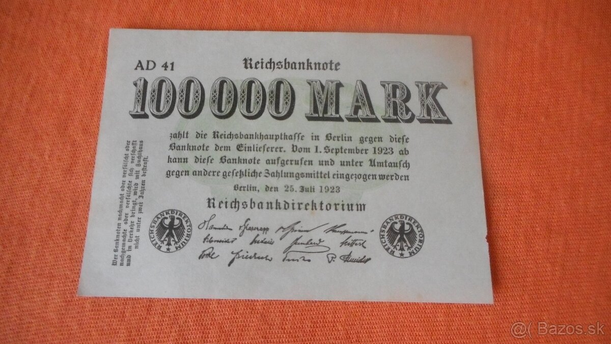 Bankovky - Nemecko B - 5