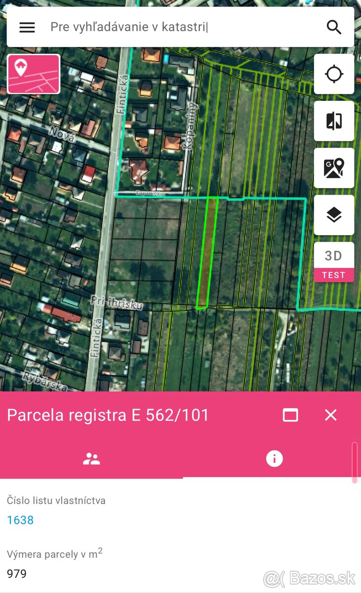 Pozemok Nižna Šebastova - 5