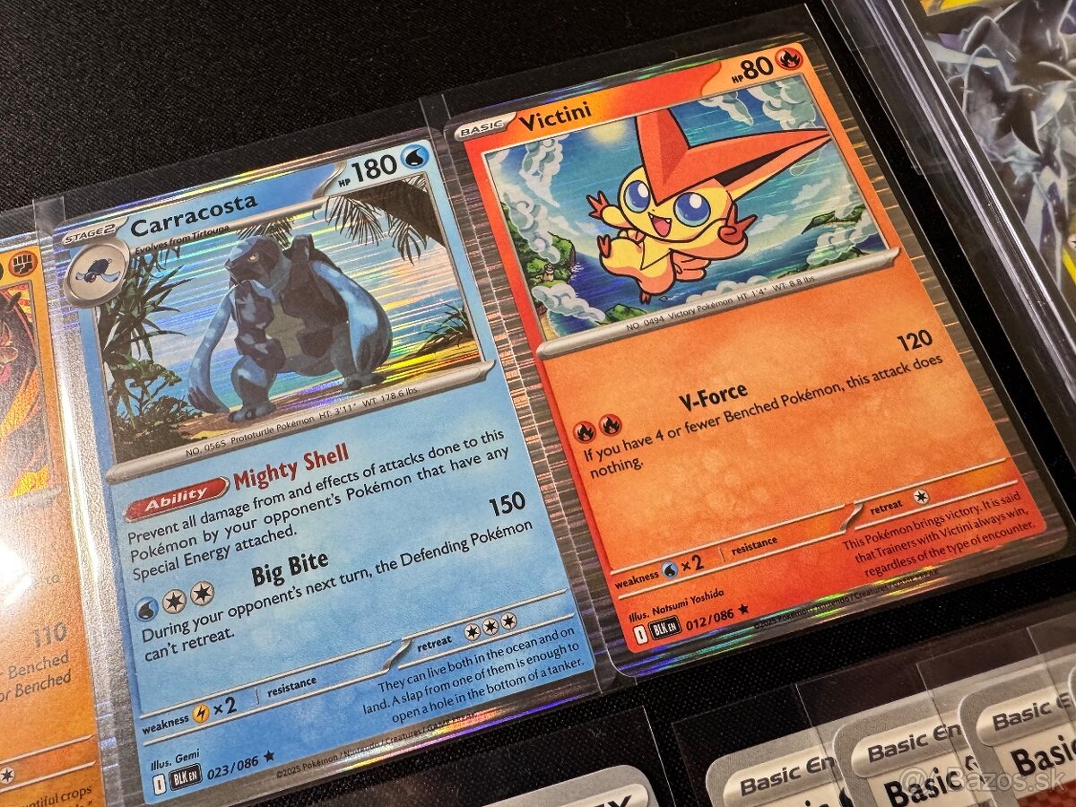 Pokemón MEGA balík G: 100ks kariet v obaloch s EX a darček - 5