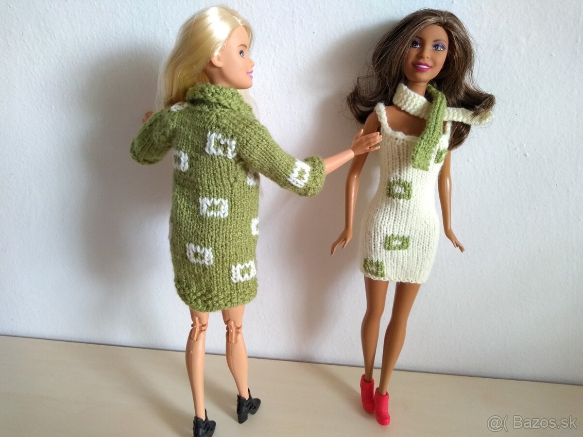 Čivava na roláku pre bábiky barbie šaty sukne oblečenie - 5