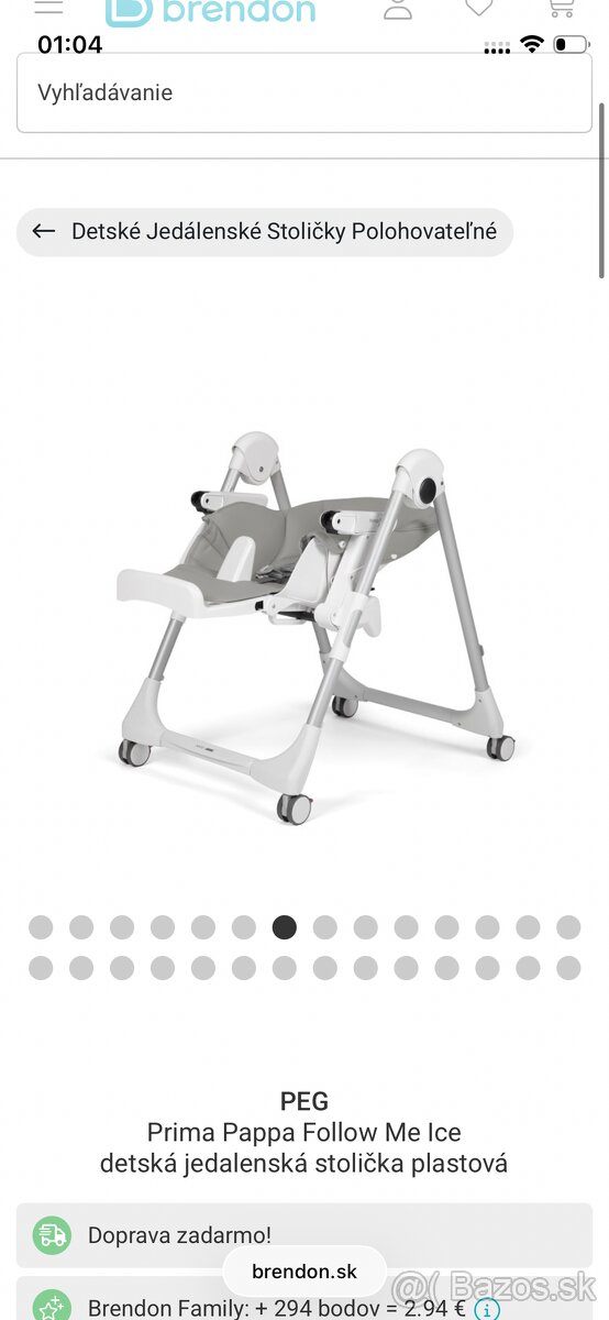 Detská jedálenská stolička multifunkčná 3+ - 5