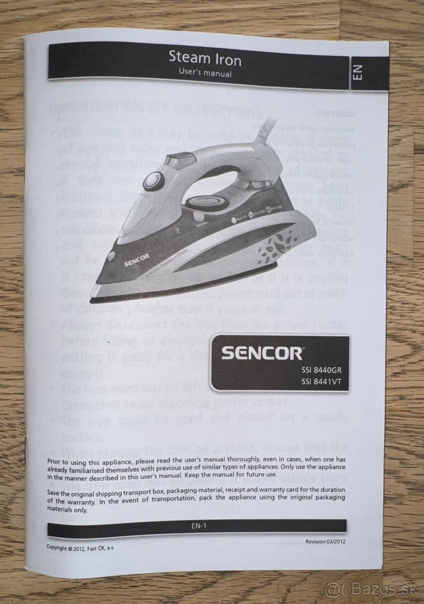 Sencor žehlička - 5