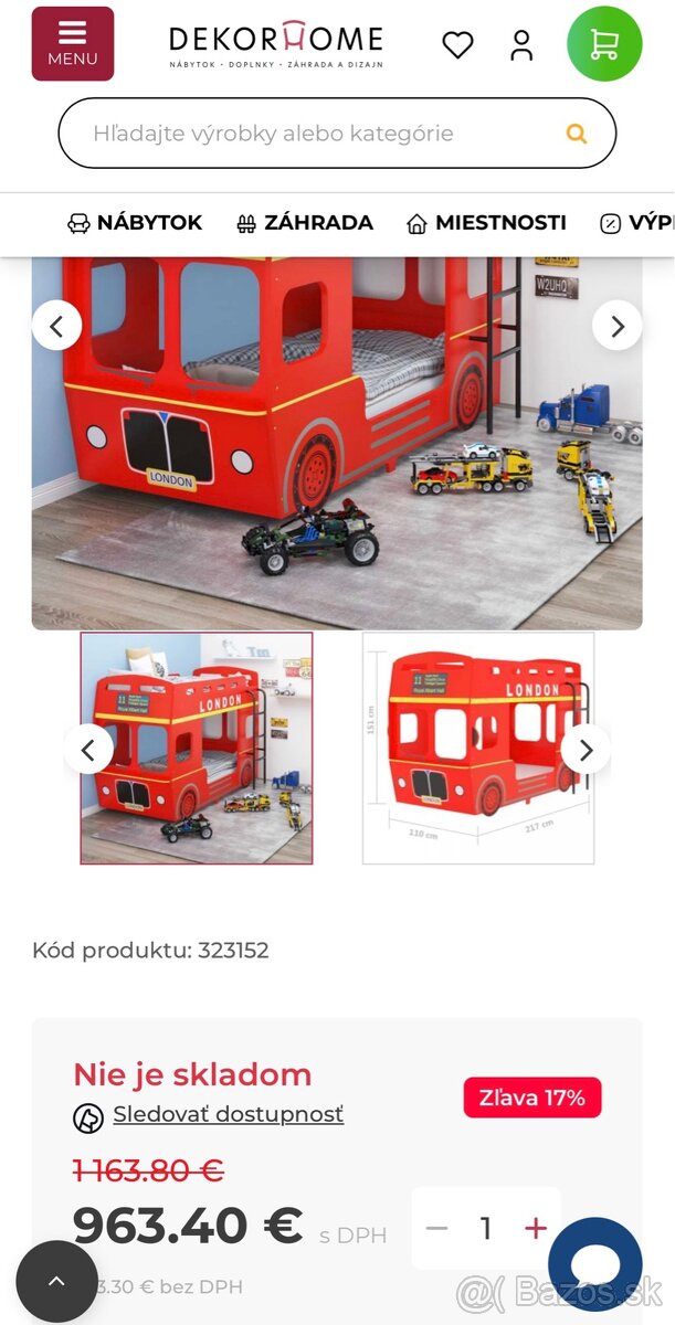 Poschodová posteľ Autobus - 5