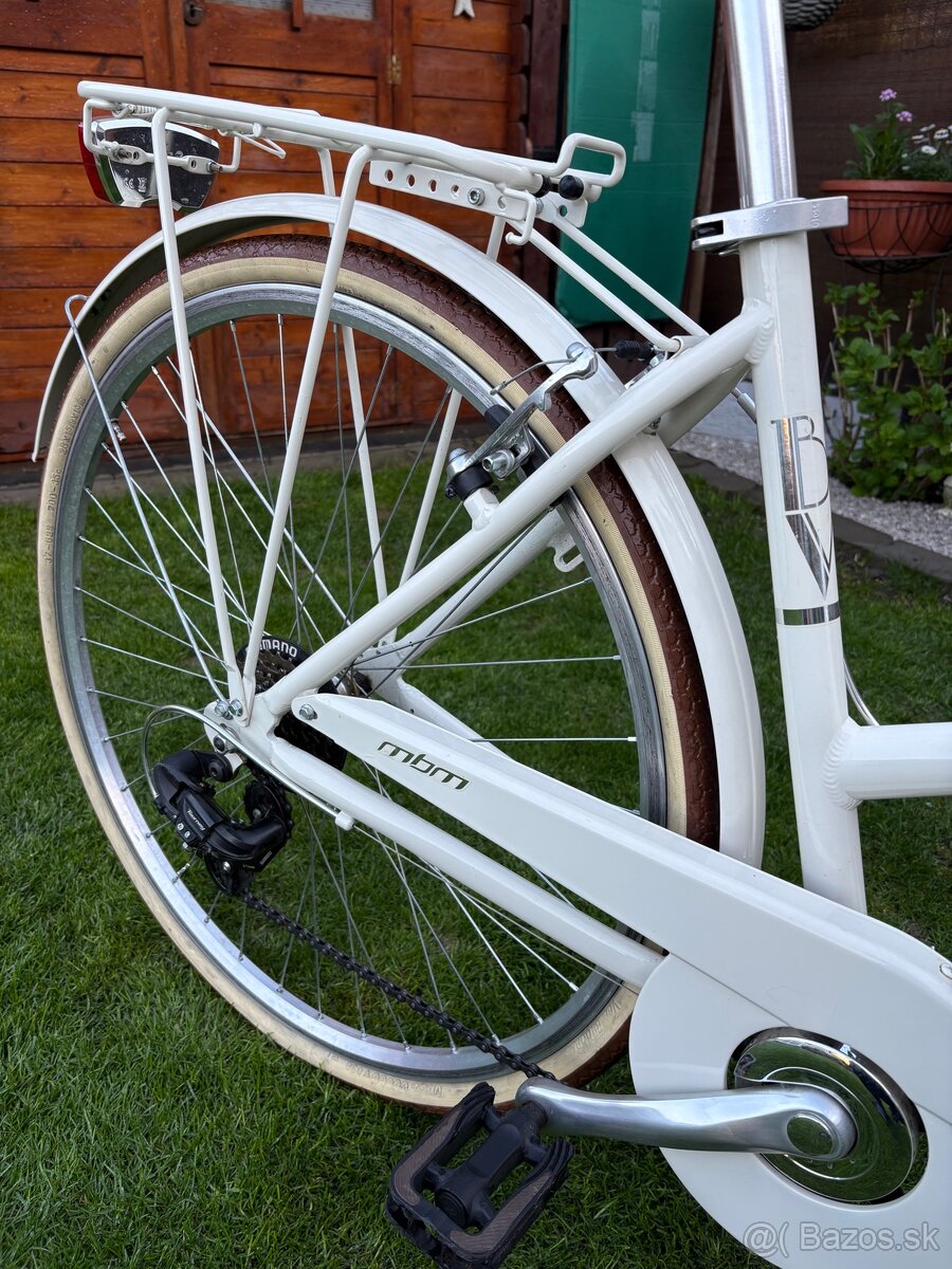 Mestský bicykel MBM boulevard cream - 5