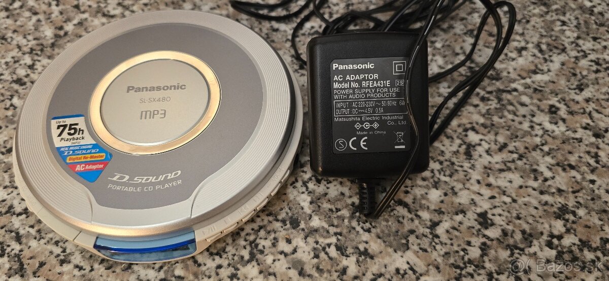 discman CD MP3 prehrávač Panasonic SL-SX480 - 5