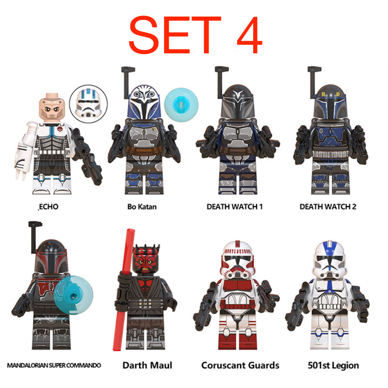 Rôzne figúrky Star Wars 5 (8ks) - typ lego - nové - 5