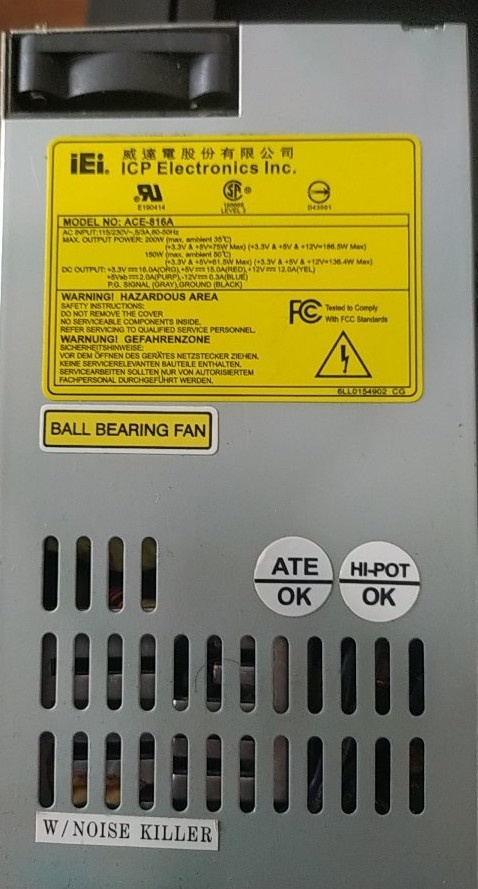 Mini ITX skrin SKTC A09P + 200W Flex ATX - 5